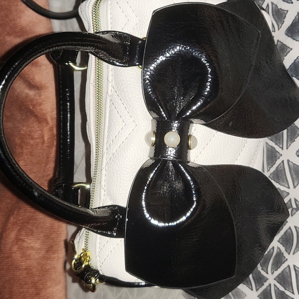 Black and White Betsey Johnson Purse